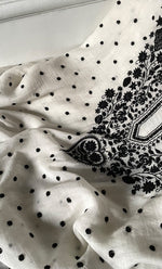 Load image into Gallery viewer, Women's Lakhnavi Handcrafted Mul Chanderi UnStitched Kurta And Dupatta Set - HONC0312355