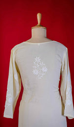 Load image into Gallery viewer, Reet Women's Lucknowi Handcrafted Modal Cotton Chikankari Kurti - HONC0213688