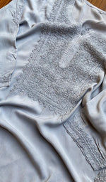 将图像加载到图库查看器中, Women's Lucknowi Handcrafted Modal Cotton Chikankari Kurti - HONC0229158