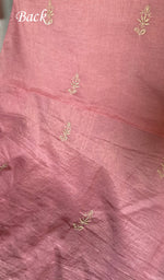 Load image into Gallery viewer, Aseel Women's Lakhnavi Handcrafted Mul Chanderi Unstitched Chikankari Full Suit - HONC0351092