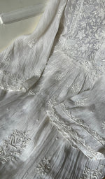 Load image into Gallery viewer, Women's Lakhnavi Handcrafted Mul Chanderi Semi -stitched Kurta And Dupatta Set - HONC0278067