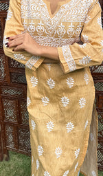 将图像加载到图库查看器中, Amal Women's Lakhnavi Handcrafted Cotton Chikankari Kurti - HONC0129861