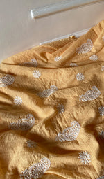 将图像加载到图库查看器中, Women's Lucknowi Handcrafted Kota Cotton Chikankari Unstitched Kurta And Dupatta Set - HONC0371819