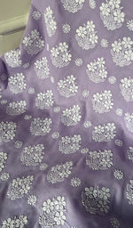 Load image into Gallery viewer, Women's Lakhnavi Handcrafted Cotton Chikankari Suit Material - HONC0274445