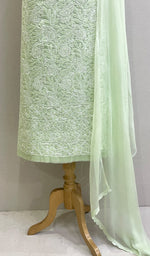 Load image into Gallery viewer, Women's Lakhnavi Handcrafted Cotton Chikankari Suit Material - HONC0208180