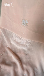 Load image into Gallery viewer, Women's Lucknowi Handcrafted Viscose Georgette Unstitched Chikankari Suit Material - HONC0352495