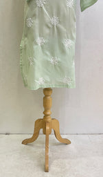 Load image into Gallery viewer, Women's Lucknowi Handcrafted Cotton Chikankari Kurti- HONC0148372