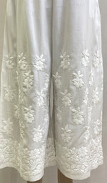 Load image into Gallery viewer, Women's Lakhnavi Handcrafted Cotton Chikankari Palazzo - HONC0158828