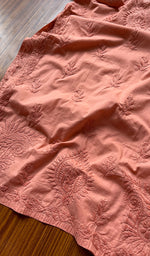 将图像加载到图库查看器中, Women's Lakhnavi Handcrafted Cotton Chikankari Kurti - NC13820