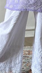 将图像加载到图库查看器中, Women's Lucknowi Handcrafted Cotton Chikankari Palazzo - HONC0346674