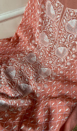 Load image into Gallery viewer, Women's Lakhnavi Handcrafted Maheshwari Mul Chanderi Kurta And Dupatta Set - HONC0288974