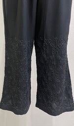 Load image into Gallery viewer, Women's Lucknowi Handcrafted Rayon Chikankari Palazzo - HONC0167700