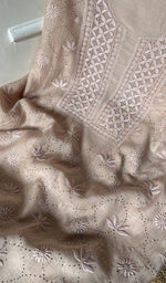 Load image into Gallery viewer, Women's Lakhnavi Handcrafted Mul Chanderi Kurta And Dupatta Set - HONC0288869