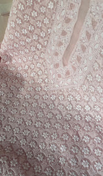 Load image into Gallery viewer, Alina Women's Lakhnavi Handcrafted Cotton Unstitched Chikankari Suit Material - HONC0274642