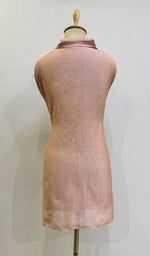 将图像加载到图库查看器中, Fiza Women's Lakhnavi Handcrafted Chanderi Silk Semi- Stiched Chikankari Top - HONC0127623