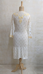 将图像加载到图库查看器中, Women's Lucknowi Handcrafted Pure Chiffon Chikankari Kurti - NC0901