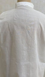 Load image into Gallery viewer, Men's Lucknowi Handcrafted Cotton Chikankari Kurta - NC069907