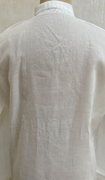 Load image into Gallery viewer, Men's Lucknowi Handcrafted Cotton Chikankari Kurta - NC069924