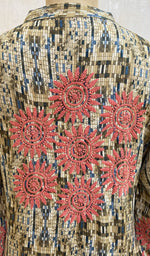 Load image into Gallery viewer, Women's Lucknowi Handcrafted Rayon Chikankari Kurti - NC070187