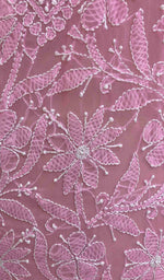 Load image into Gallery viewer, Women's Lucknowi Handcrafted Faux-Georgette Chikankari Top - HONC037189