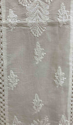 将图像加载到图库查看器中, Women's Lucknowi Handcrafted Cotton Chikankari Top - HONC030218