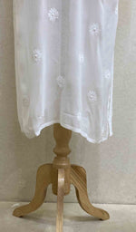 Load image into Gallery viewer, Women's Lakhnavi Handcrafted Viscose Georgette Chikankari Kurti - HONC029628