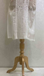 将图像加载到图库查看器中, Women's Lakhnavi Handcrafted Kota Doria Chikankari Kurti - HONC057177