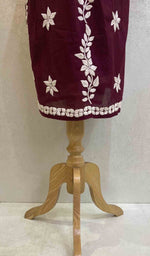 Load image into Gallery viewer, Women's Lucknowi Handcrafted Cotton Chikankari Dress - HONC060141