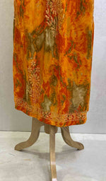 Load image into Gallery viewer, Women's Lucknowi Handcrafted Printed Modal Cotton Chikankari Dress - HONC059659