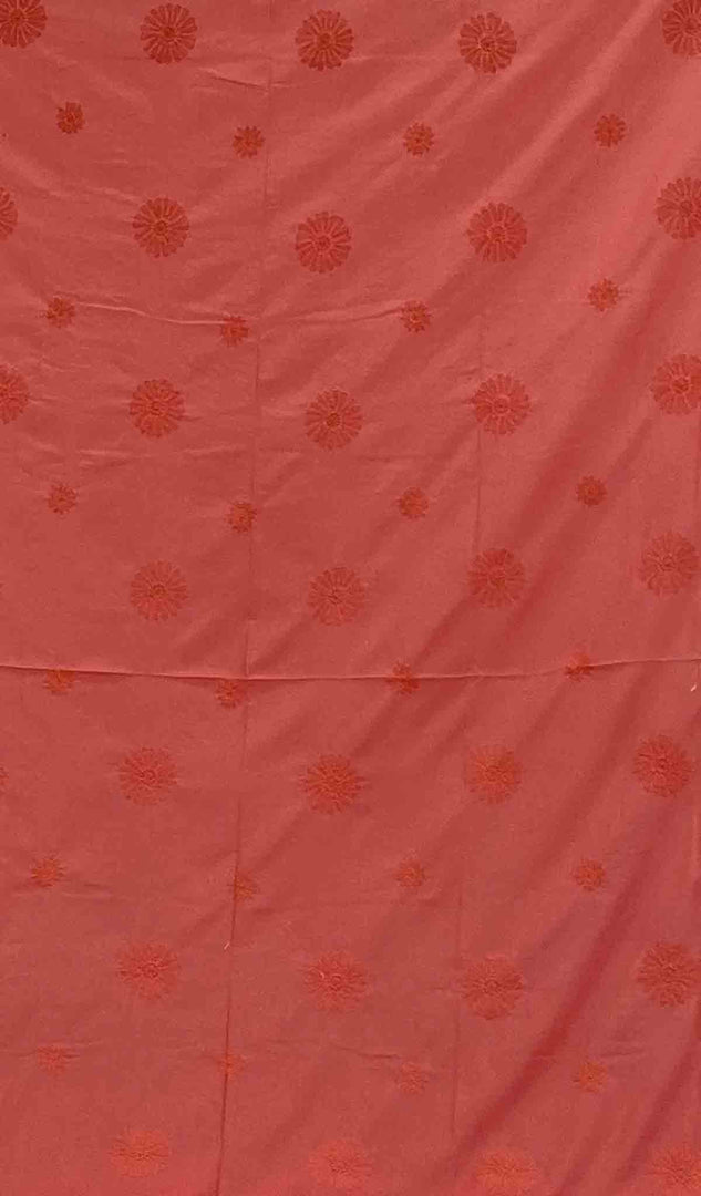 Lakhnavi Handcrafted Cotton Chikankari Bedsheet Set - HONC043444