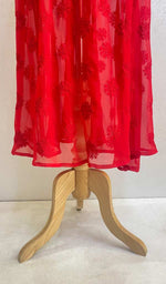 Load image into Gallery viewer, Aadab Women&#39;s Lucknowi Handcrafted Faux-Georgette Chikankari Anarkali Dress - HONC038969
