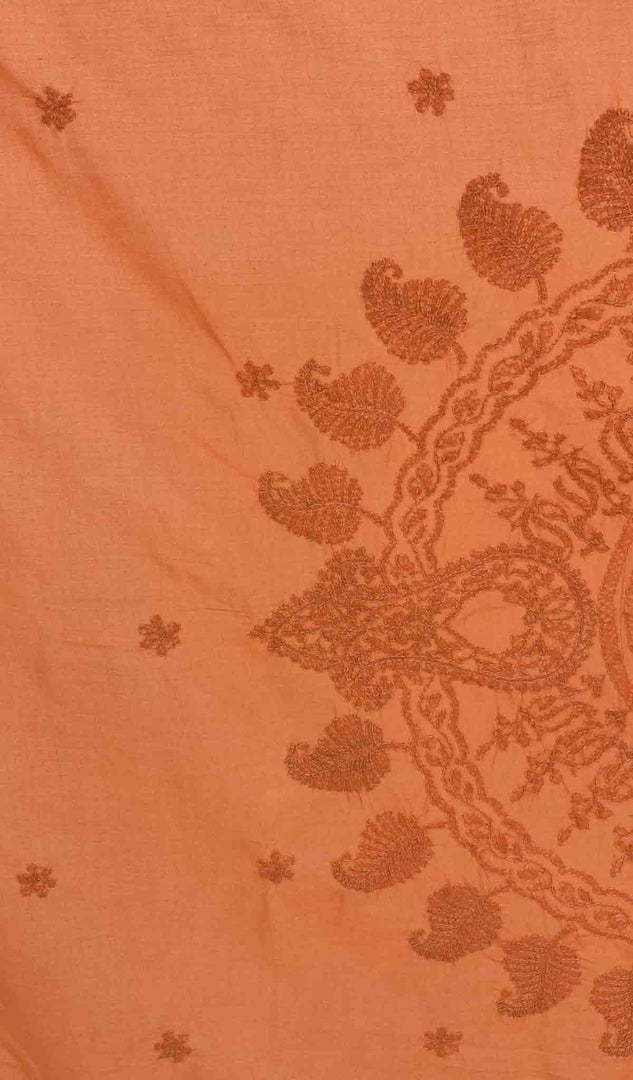 Lakhnavi Handcrafted Cotton Chikankari Table Cover - HONC041244
