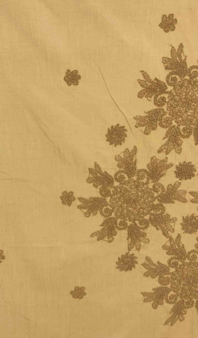 Lakhnavi Handcrafted Cotton Chikankari Table Cover - HONC041229