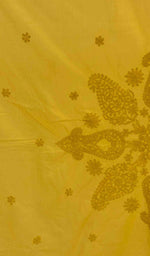 Load image into Gallery viewer, لکھنوی ہاتھ سے تیار کردہ کپاس چکنکاری ٹیبل کور - HONC041247