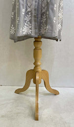 Load image into Gallery viewer, Women's Lakhnavi Handcrafted Linen Cotton Chikankari Kurti - HONC079397