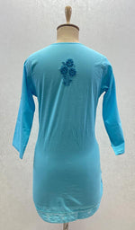 Load image into Gallery viewer, Women's Lucknowi Handcrafted Cotton Chikankari Top - HONC099109