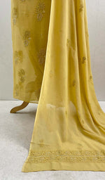 Load image into Gallery viewer, Women's Lucknowi Handcrafted Viscose Georgette Chikankari Suit Material - HONC087615