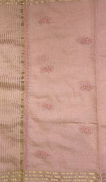 Load image into Gallery viewer, Women's Lakhnavi Handcrafted Chanderi Silk Chikankari Dupatta - Honc0116508