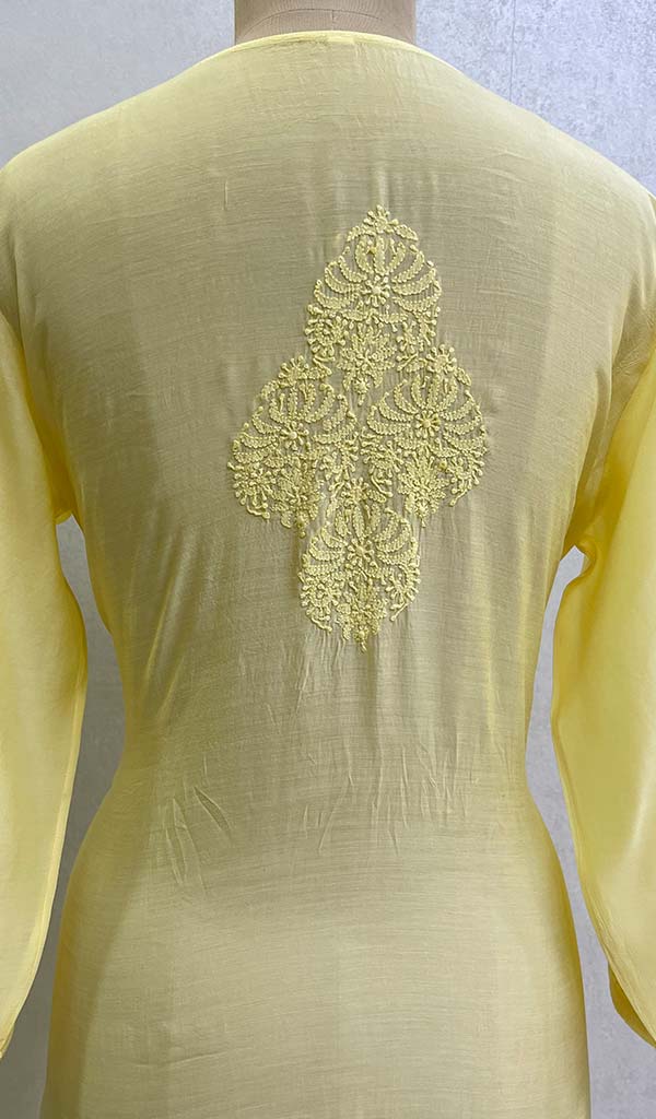 Lucknowi Handcrafted Muslin Chikankari Kurti - HONC0127520