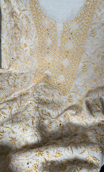 Load image into Gallery viewer, Women's Lakhnavi Handcrafted Mul Chanderi Unstitched Kurta And Dupatta Set - HONC0278943