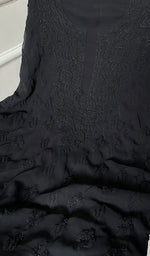Load image into Gallery viewer, Women's Lucknowi Handcrafted Faux-Georgette Chikankari Suit Material - HONC0263002