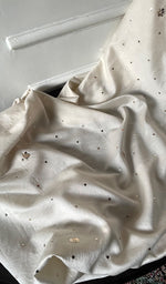 Load image into Gallery viewer, Women's Lucknowi Handcrafted Chanderi Silk Unstitched Chikankari Kurta and Dupatta Set- HONC0254109