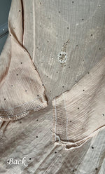 Load image into Gallery viewer, Fauzia Women's Lakhnavi Handcrafted Mul Chanderi Semi - Stitched Kurta And Dupatta Set - HONC0319602