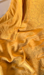 Load image into Gallery viewer, Anabia Women's Lucknowi Handcrafted Muslin Chikankari Suit Material - HONC0225493