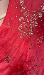 Load image into Gallery viewer, Women's Lakhnavi Handcrafted Mul Chanderi Unstitched Kurta And Dupatta Set - HONC0264078