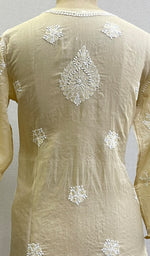 将图像加载到图库查看器中, Women's Lucknowi Handcrafted  Cotton Chikankari Top - HONC0165269