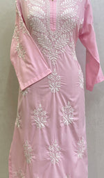 Load image into Gallery viewer, Aarzu Women's Lucknowi Handcrafted Cotton Chikankari Kurti-HONC0101573