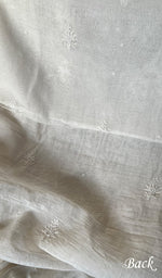 将图像加载到图库查看器中, Women's Lakhnavi Handcrafted Mul Chanderi Unstitched Kurta And Dupatta Set - HONC0287713