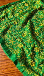 将图像加载到图库查看器中, Women's Lakhnavi Handcrafted Cotton Chikankari Kurti - HONC097653