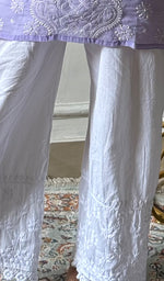 将图像加载到图库查看器中, Women's Lucknowi Handcrafted Cotton Chikankari Palazzo - HONC0346674